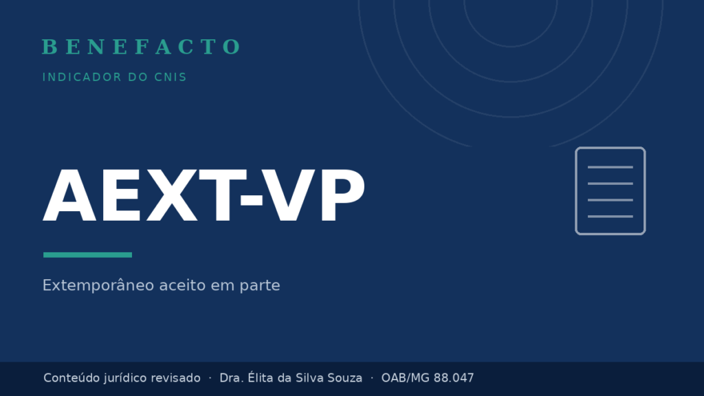 AEXT-VP no CNIS: o que significa