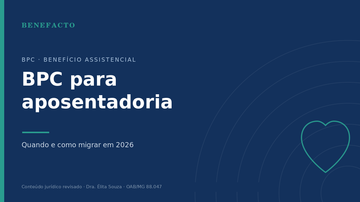BPC para Aposentadoria: Quando e Como Migrar em 2026