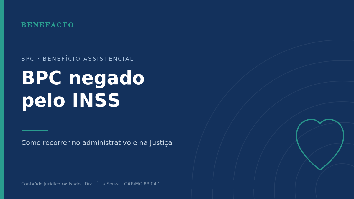 BPC Negado pelo INSS: Como Recorrer no Administrativo e na Justiça