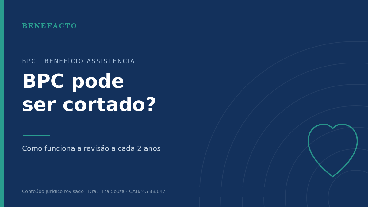 BPC Pode Ser Cortado? Como Funciona a Revisão a Cada 2 Anos