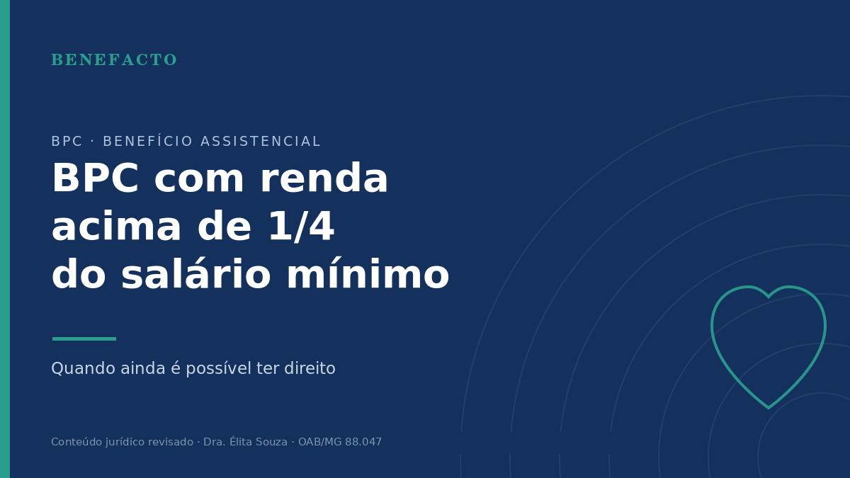 BPC com Renda Acima de 1/4 do Salário Mínimo: É Possível?