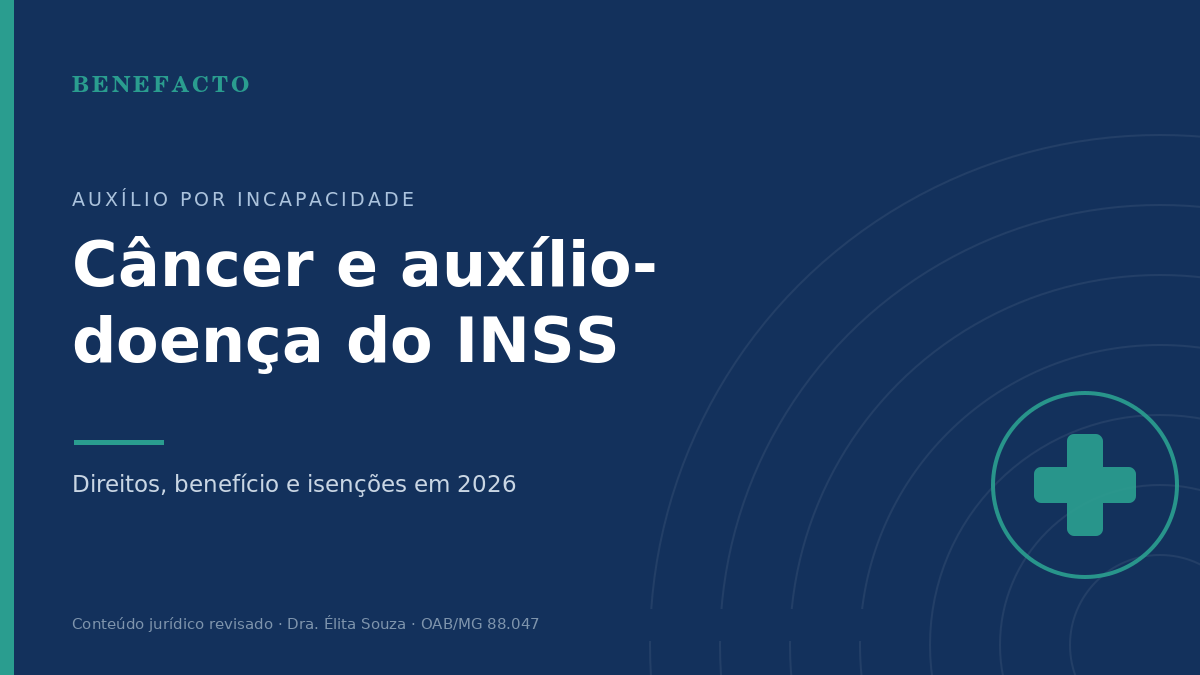 Câncer e Auxílio-Doença INSS: Direitos e Isenções em 2026