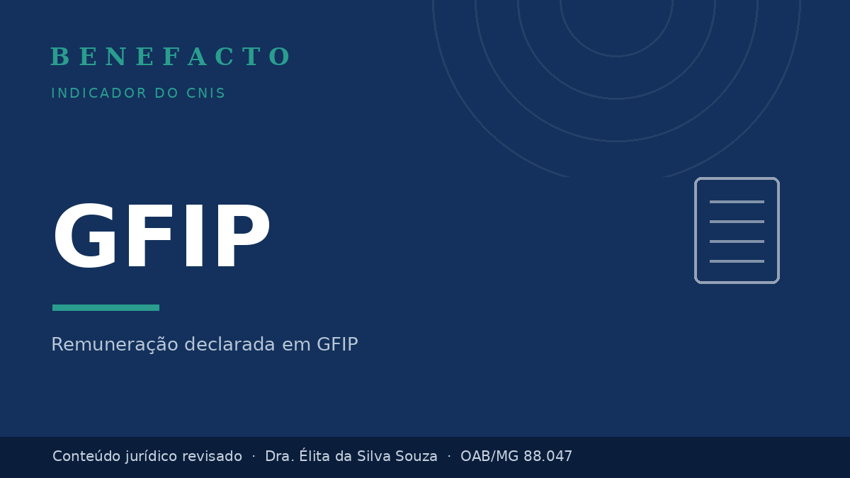 GFIP no CNIS: o que significa e o que fazer