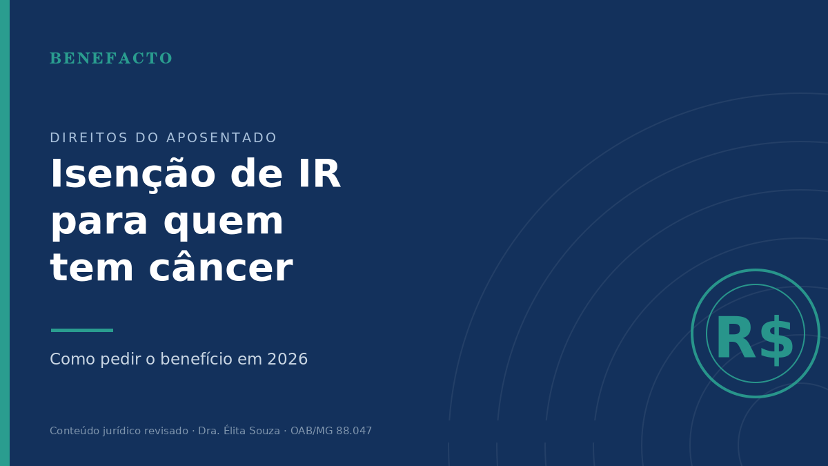 Isenção de IR para Quem Tem Câncer: Como Pedir em 2026
