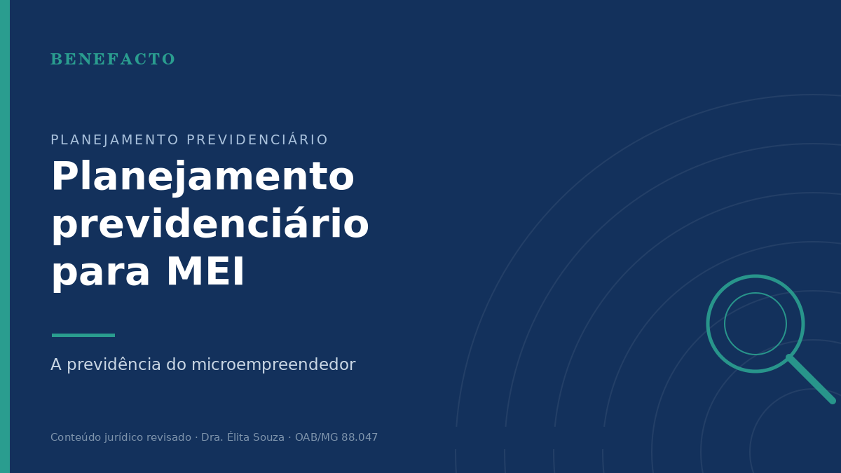Planejamento Previdenciário para MEI em 2026