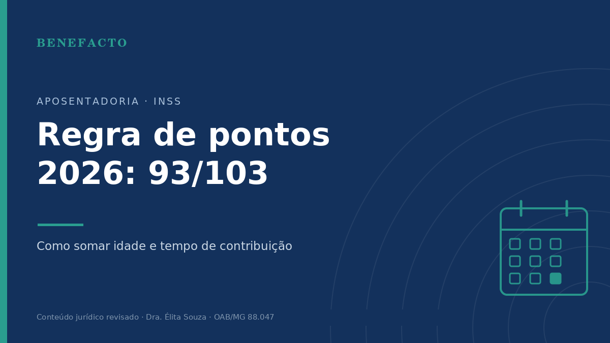 Regra de Pontos 2026: 93/103 Pontos Explicada