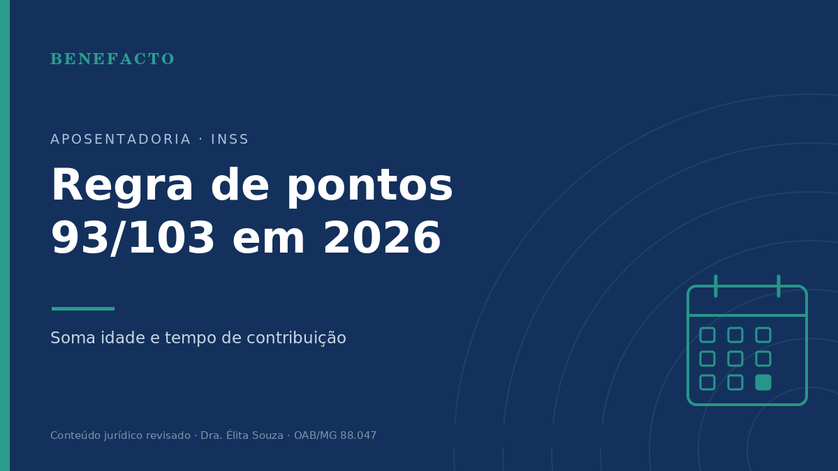 Regra de Pontos 93/103 em 2026: Cálculo, Tabela e Estratégia
