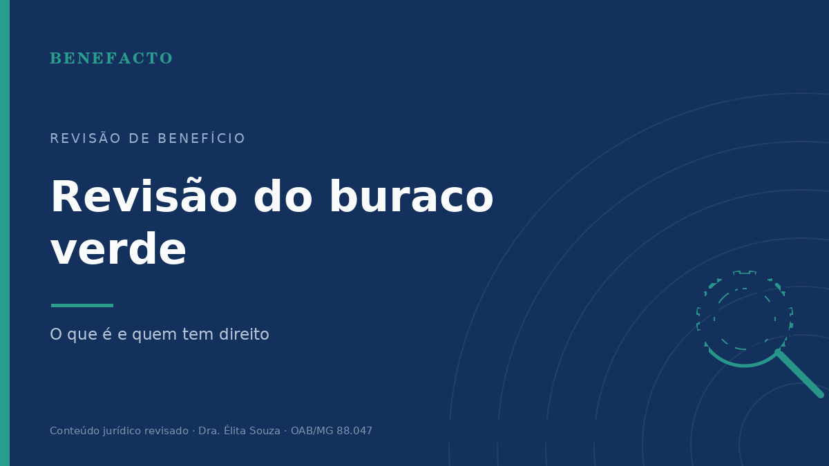 Revisão do buraco verde: o que é e quem tem direito