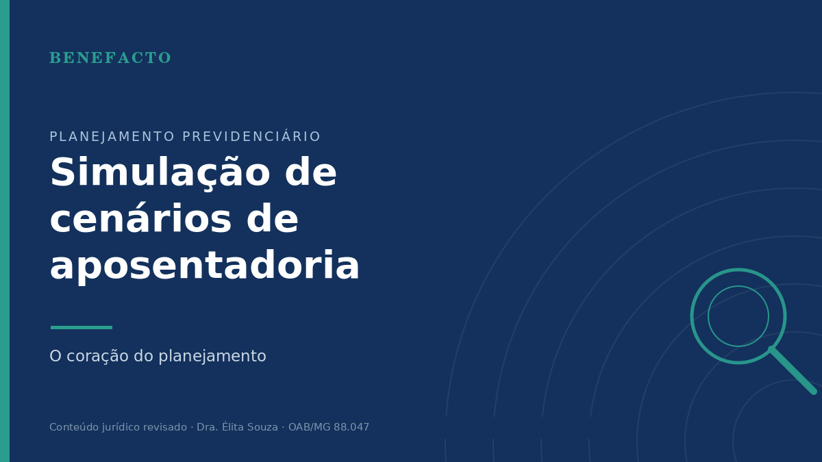 Simulação de Cenários de Aposentadoria: Como Funciona em 2026